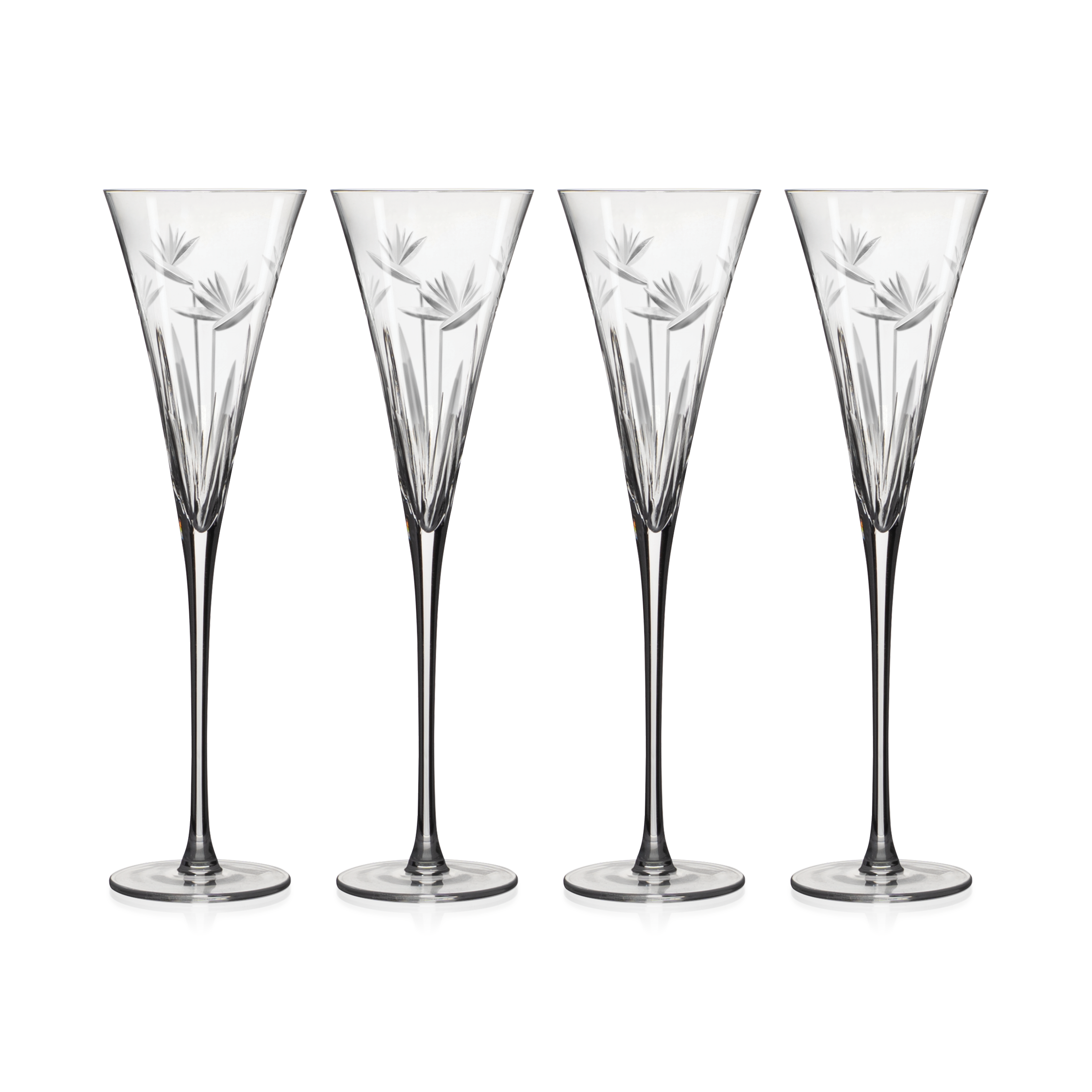 Champagne Flute Set Of 4 - Strelitzia