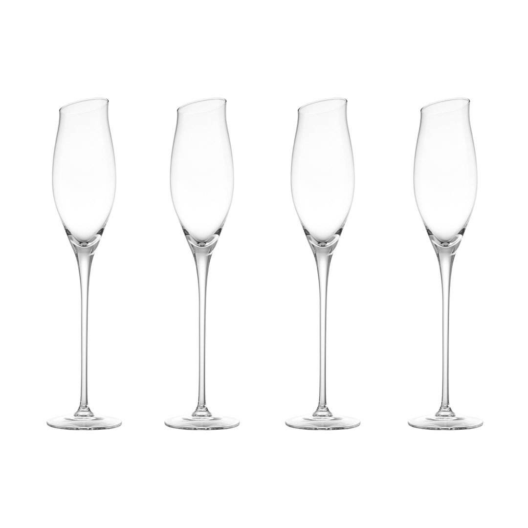 Champagne Flute Set Of 4 - Sway