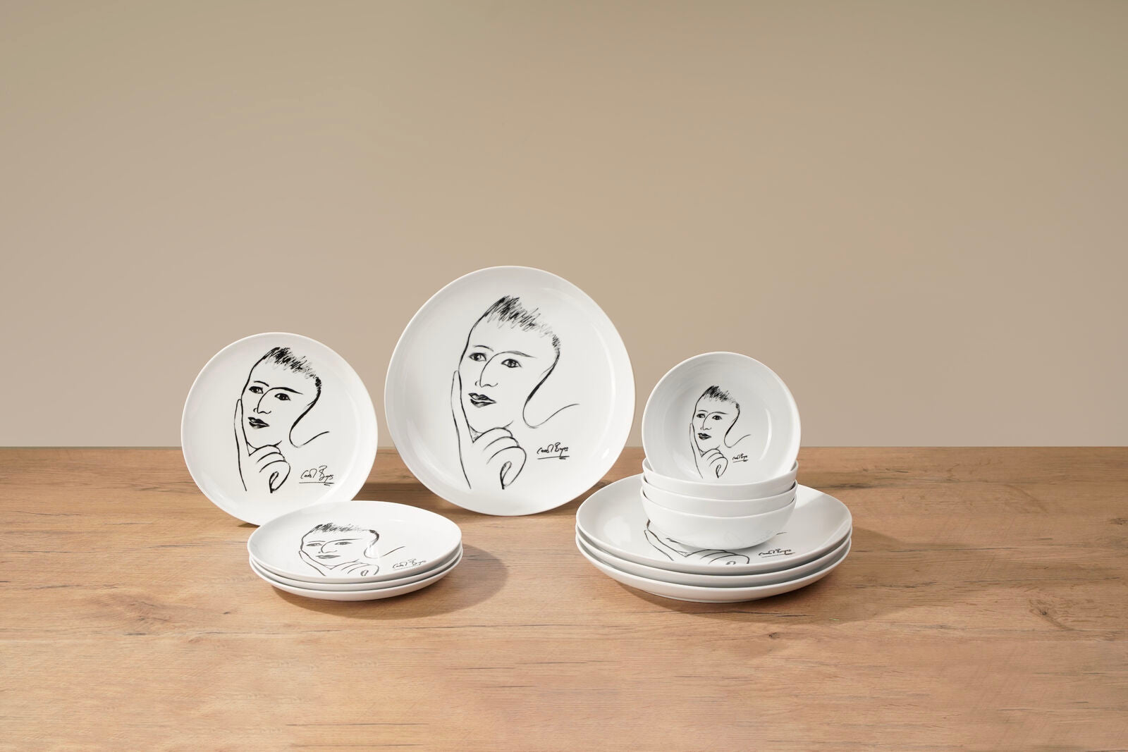 Side Plate Set Of 4 - Distant Memory