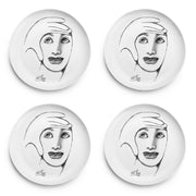 Side Plate Set Of 4 - Framed