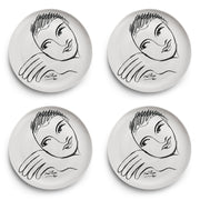 Side Plate Set Of 4 - Let'S Face It!