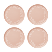 DINNER PLATE SET OF 4 - luxe loungers - peach