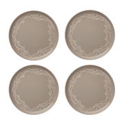 DINNER PLATE SET OF 4 - luxe loungers - stone
