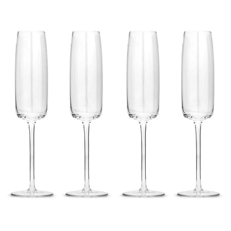 CHAMPAGNE FLUTE SET OF 4 - ripple