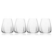 Stemless Glass Set Of 4 - Tulip