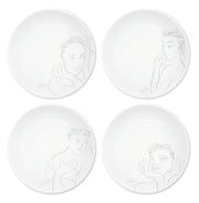 Dinner Plate Set Of 4 - Sketchbook Grey