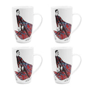 Mug Set Of 4 - Carefree
