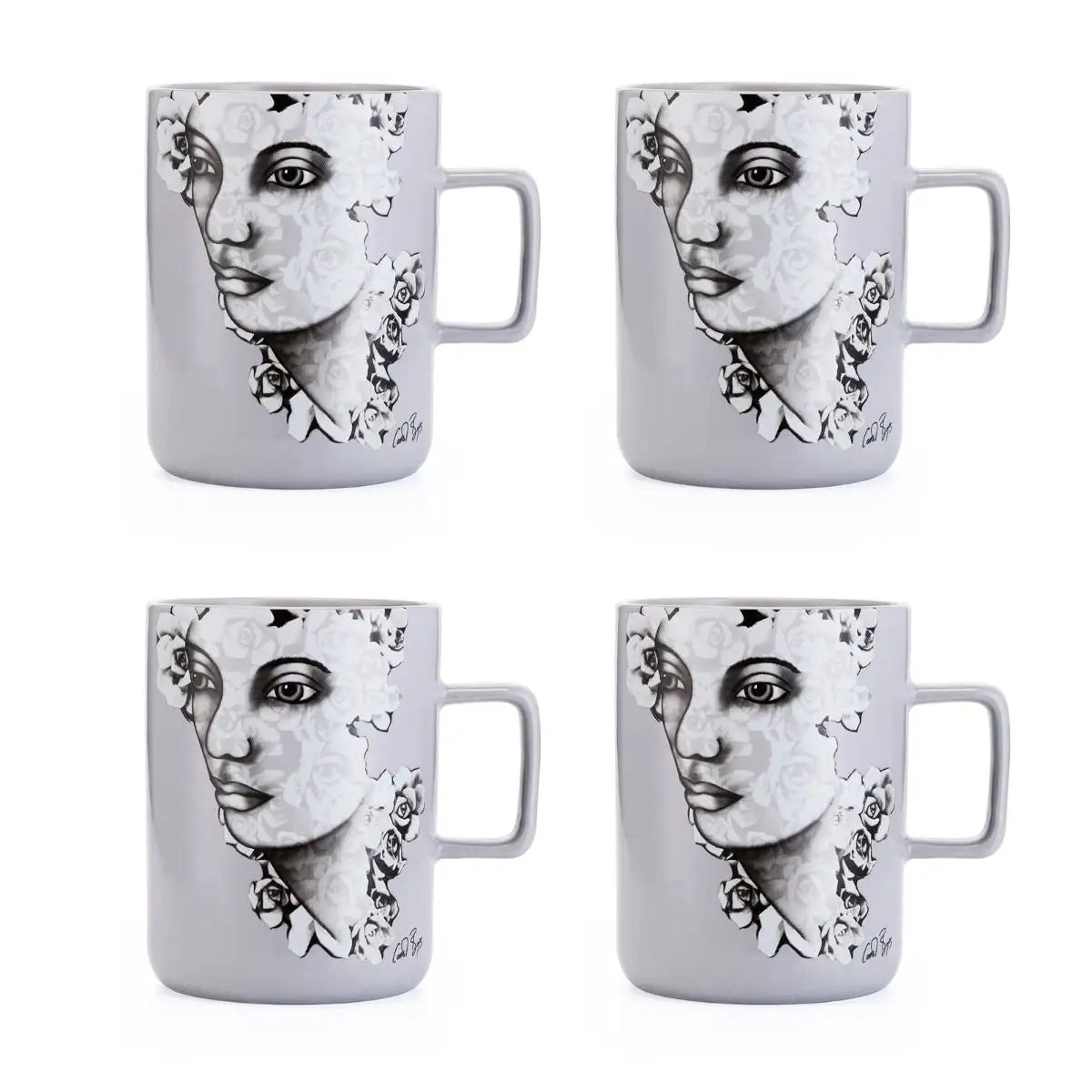 Mug Set Of 4 - Sultry