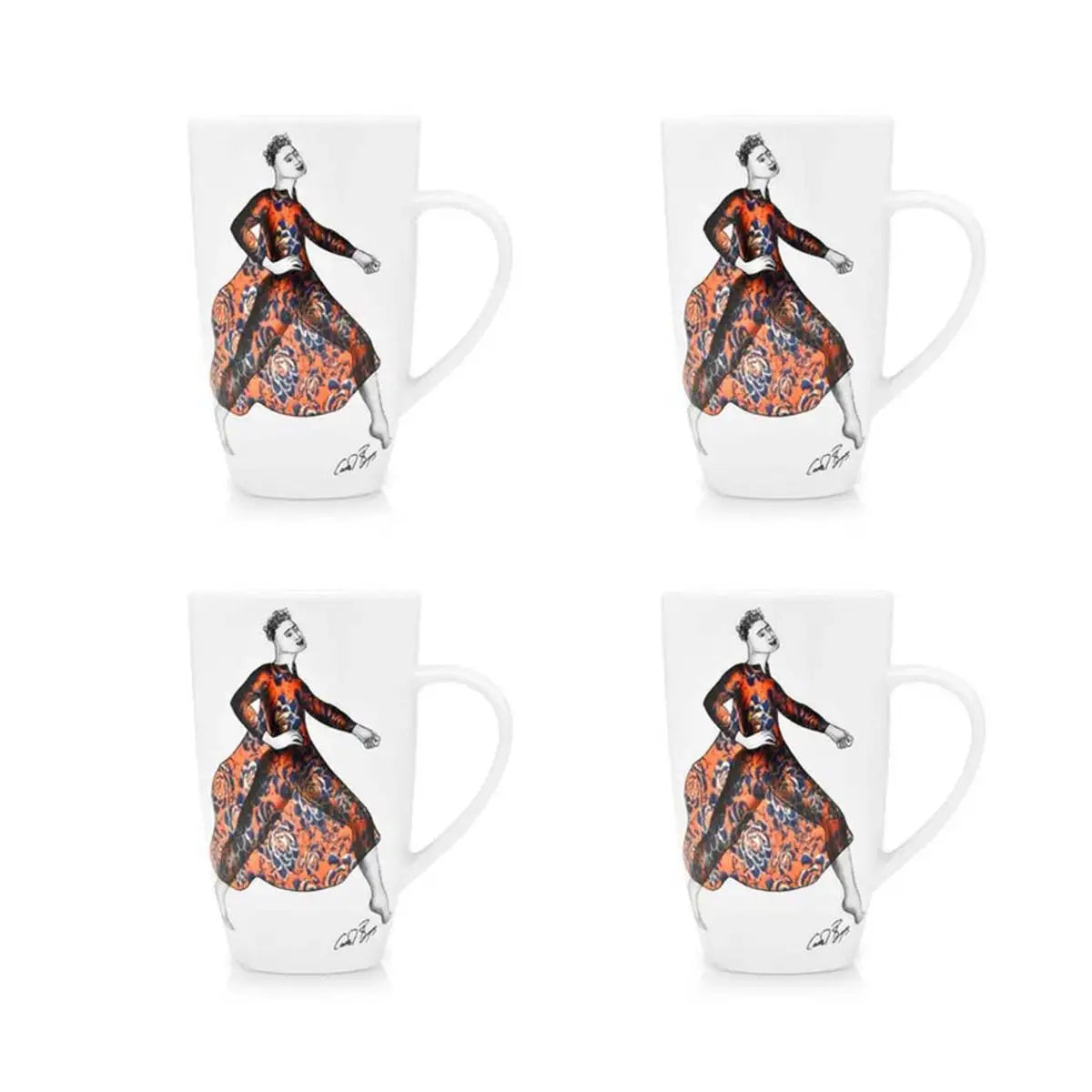 Mug Set Of 4 - Glide