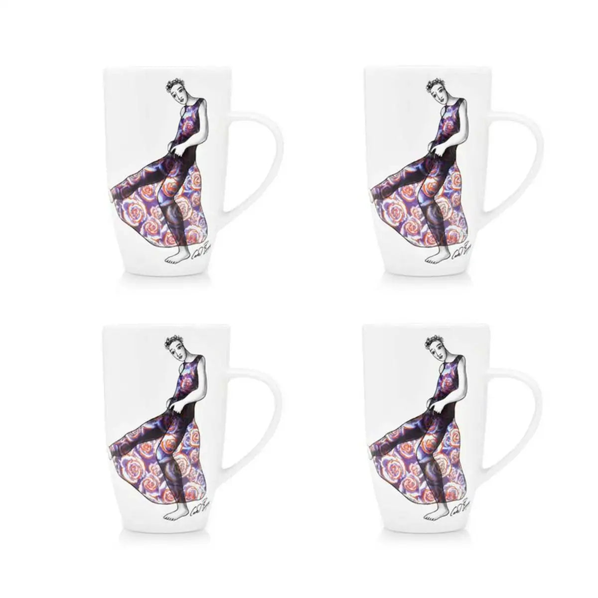 Mug Set Of 4 - Step Ahead