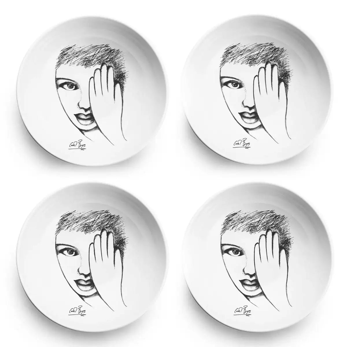 Cereal / Soup Bowl Set Of 4 - Eye For Detail