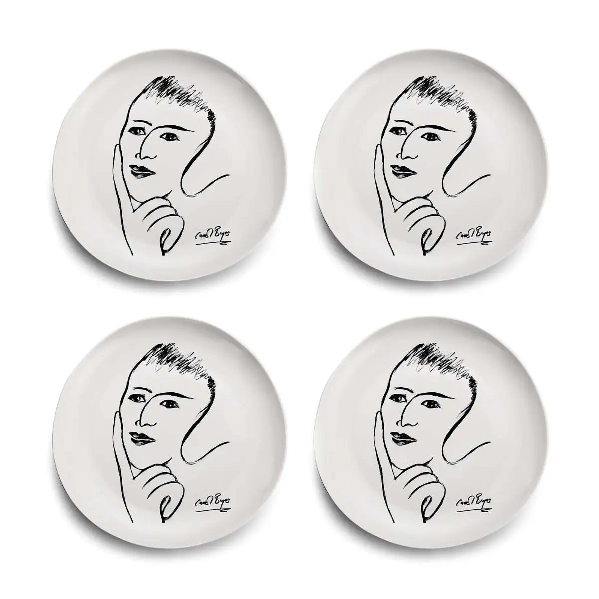 Dinner Plate Set Of 4 - Distant Memory