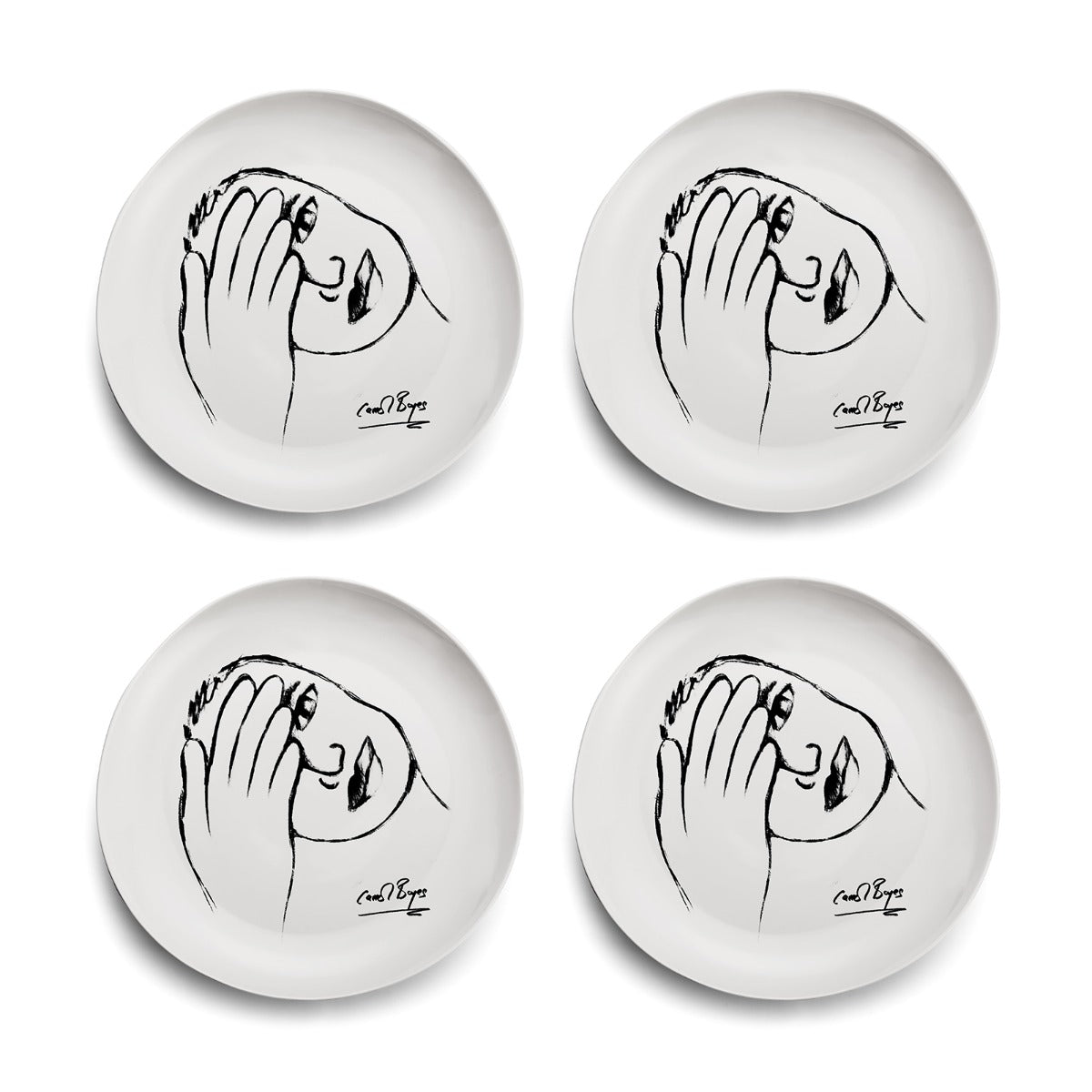 Dinner Plate Set Of 4 - Just A Minute!
