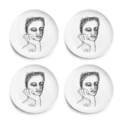 Side Plate Set Of 4 - Just A Thought