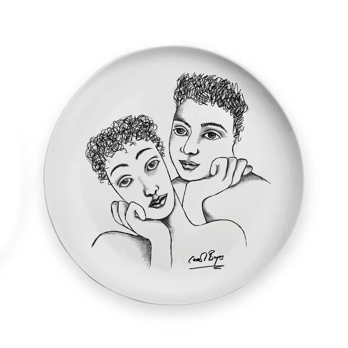 Dinner Plate - Two Of A Kind