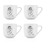 Mug Set Of 4 - Flutter