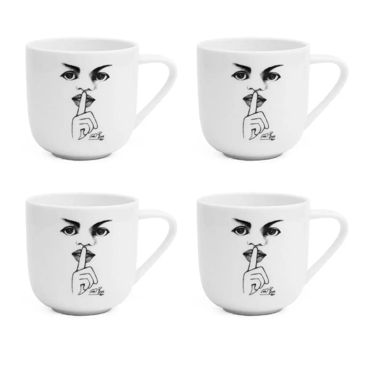 Mug Set Of 4 - It'S A Secret!