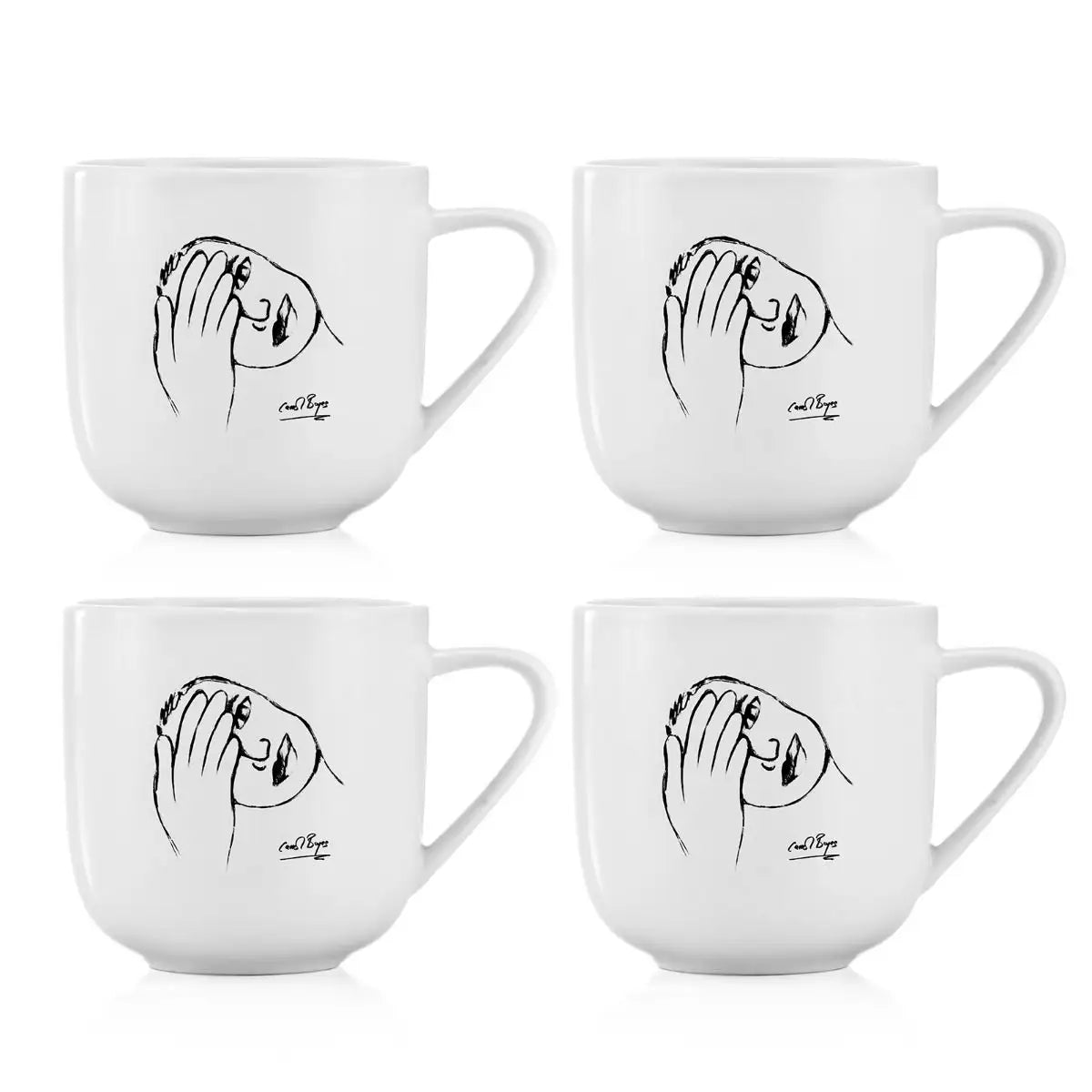 Mug Set Of 4 - Just A Minute!