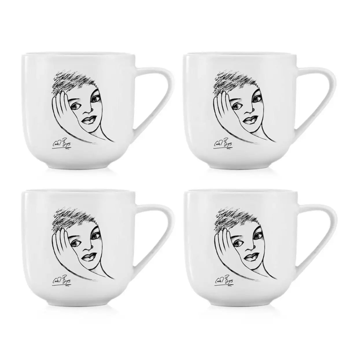 Mug Set Of 4 - Pillow Talk
