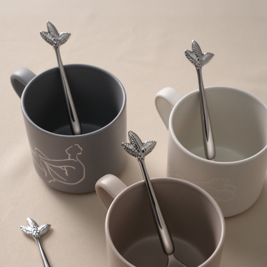 TEASPOON SET OF 4 - palm
