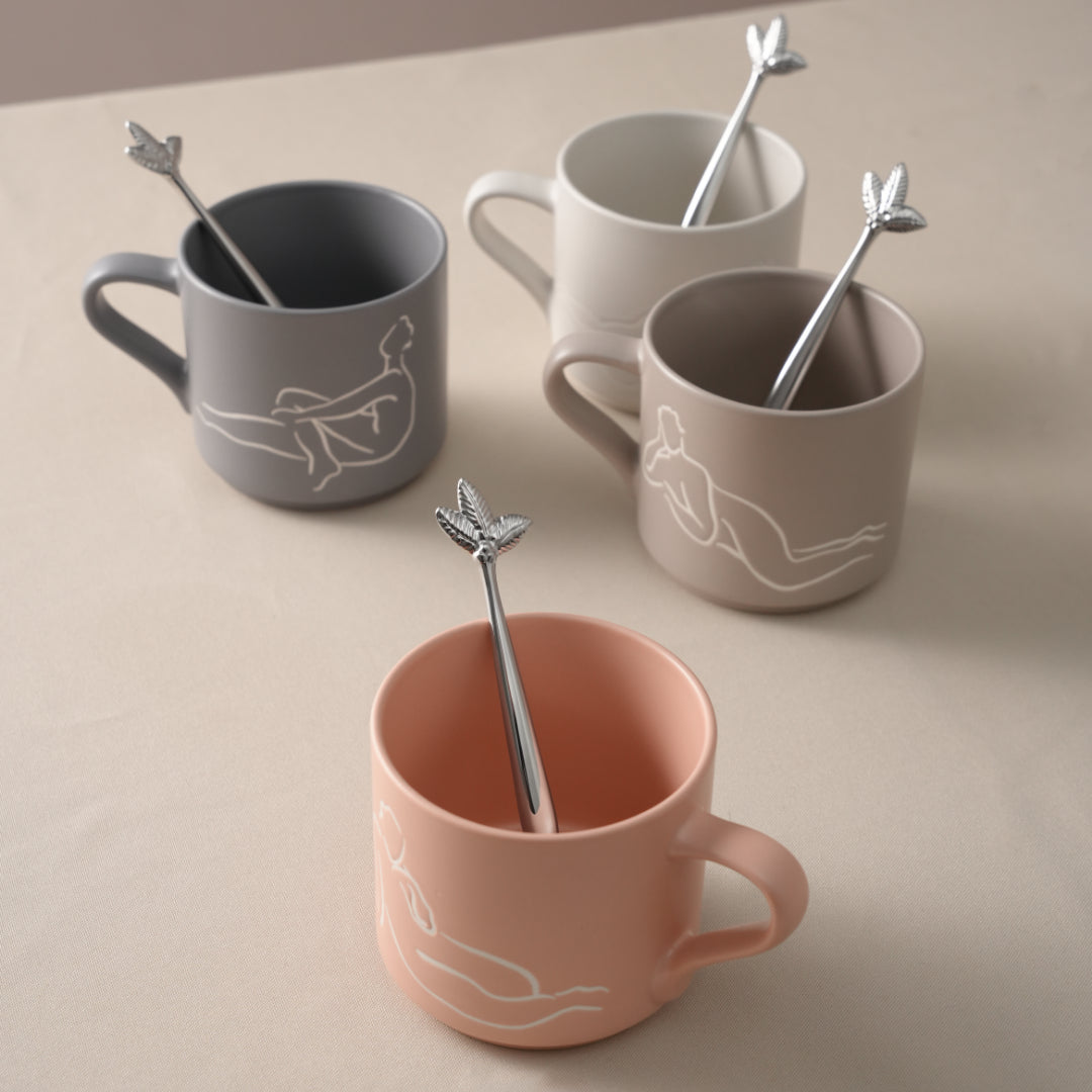 TEASPOON SET OF 4 - palm