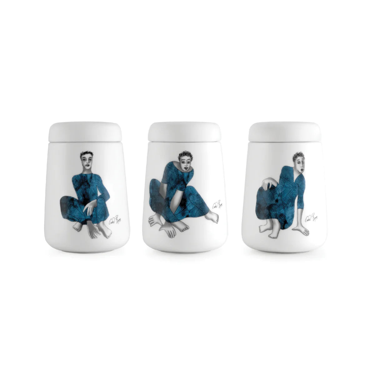 Canister Large Set Of 3 - Indigo Girls Mix