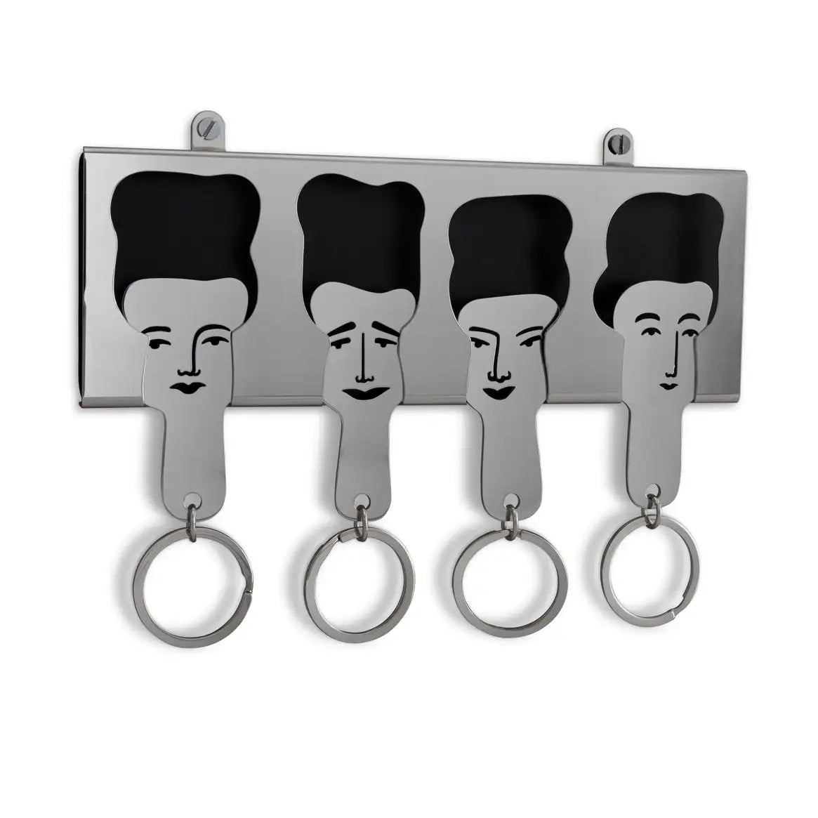 Key Ring Set Of 4 - All Keyed Up!