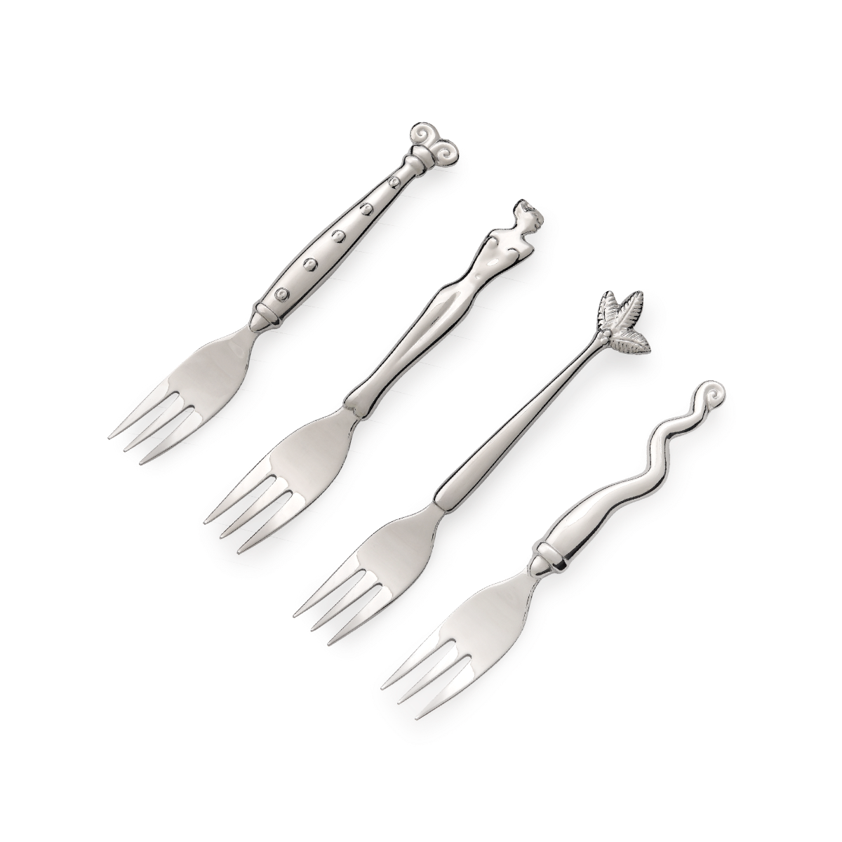 CAKE FORK SET OF 4 - heritage mix