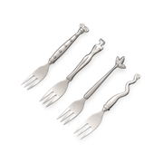 CAKE FORK SET OF 4 - heritage mix
