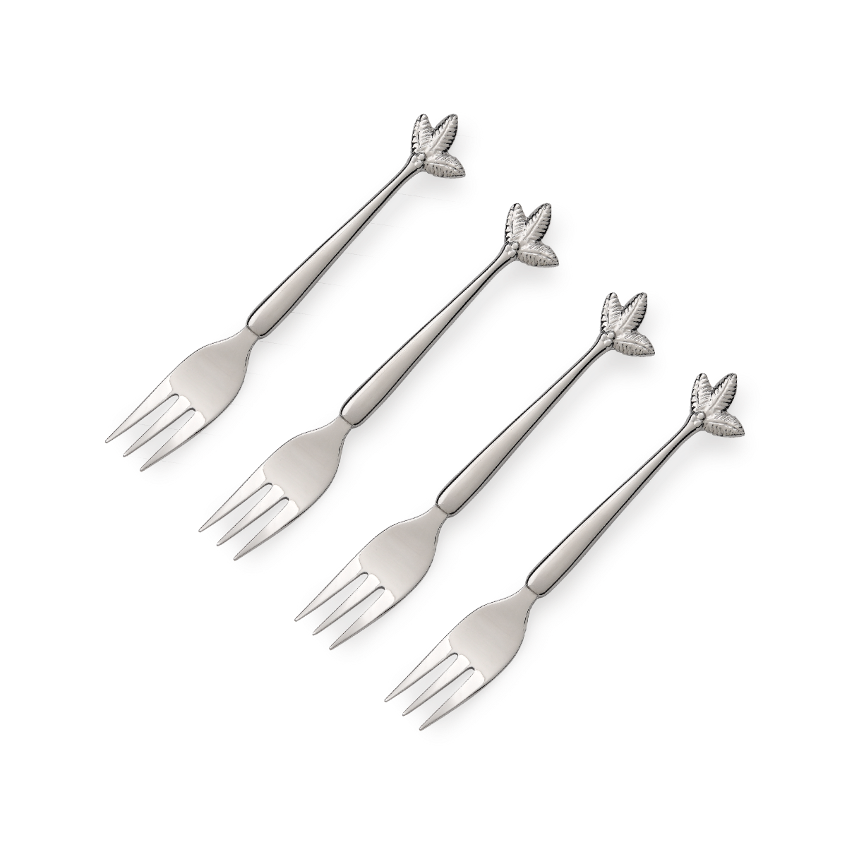 CAKE FORK SET OF 4 - palm