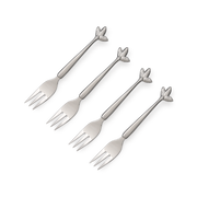 CAKE FORK SET OF 4 - palm