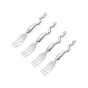 Cake Fork Set Of 4 - Wave