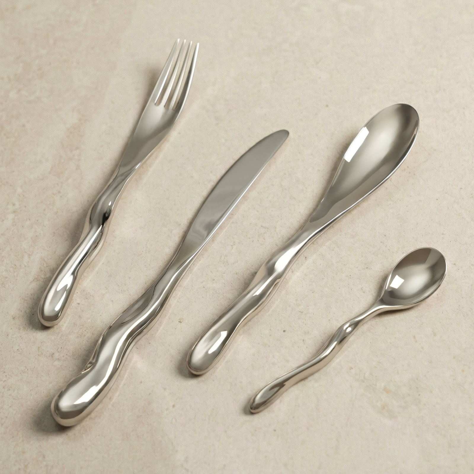 Cutlery 24Pc Set - Liquid