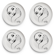 Dinner Plate Set Of 4 - Face Facts