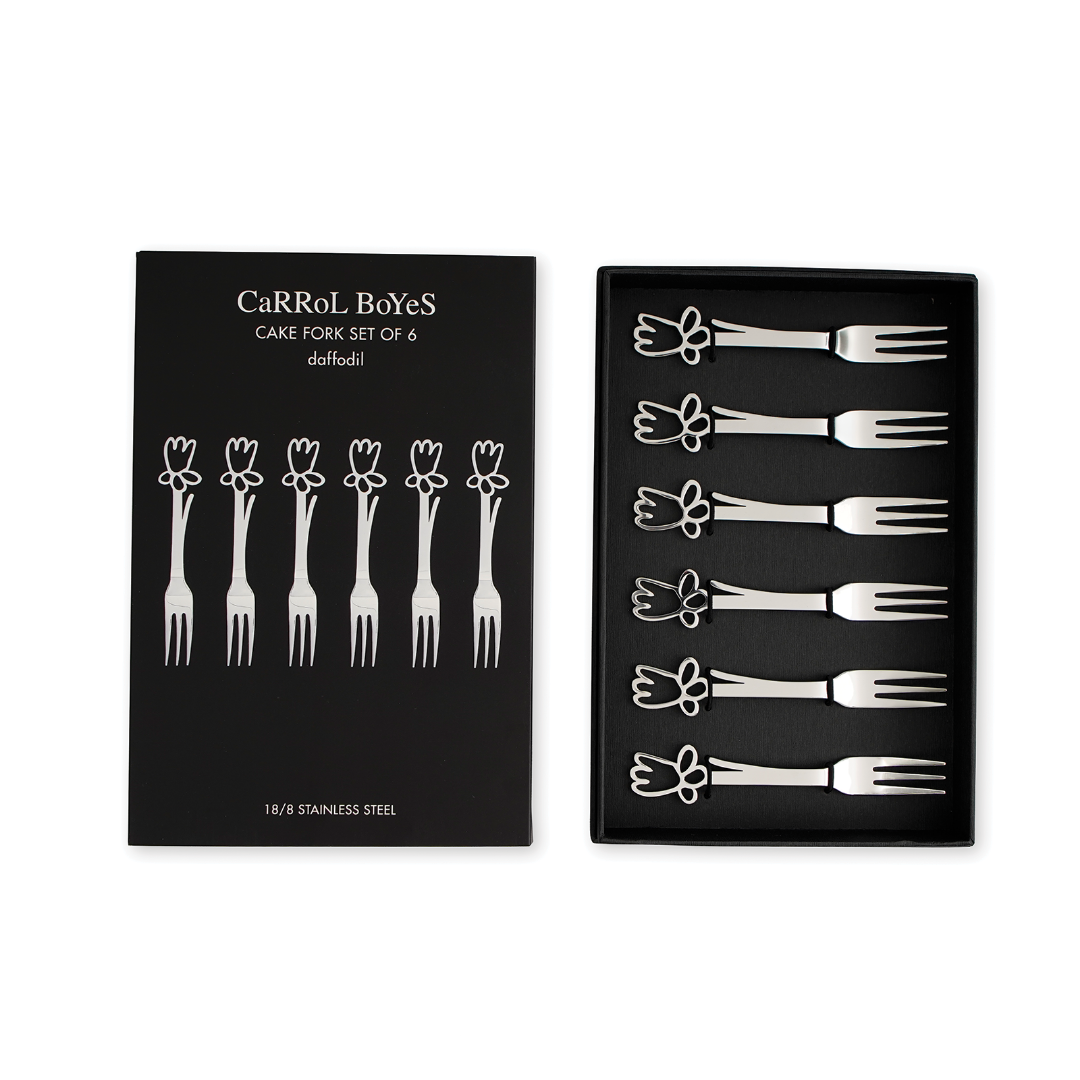 Cake Fork Set Of 6 - Daffodil