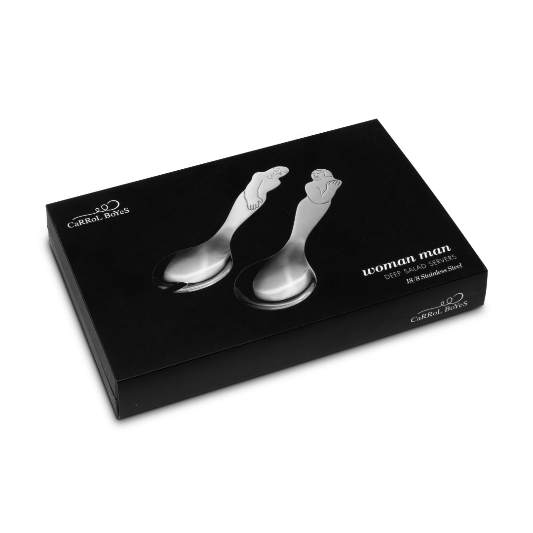 Deep Salad Servers - Woman Man