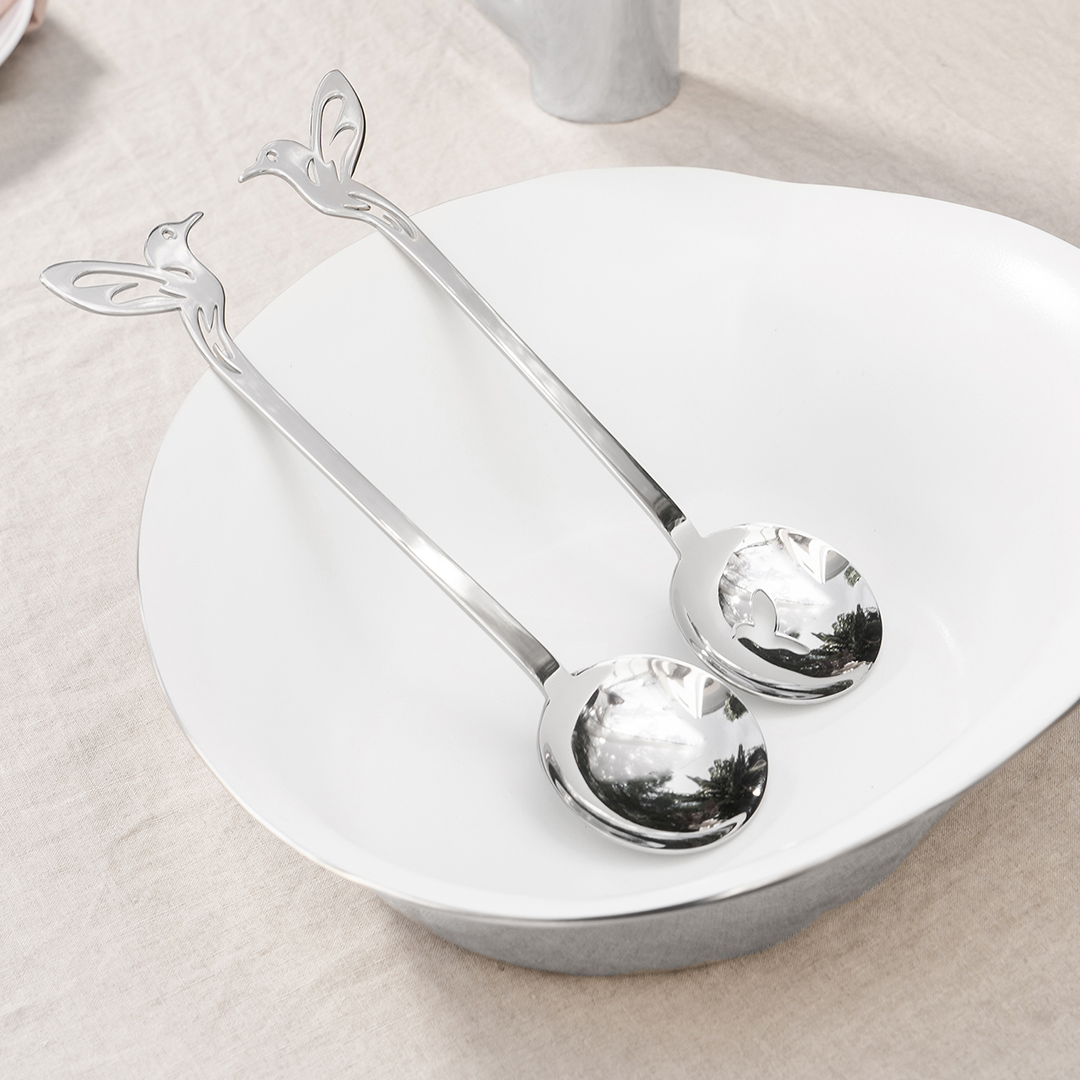 Salad Servers Medium - Hummingbird