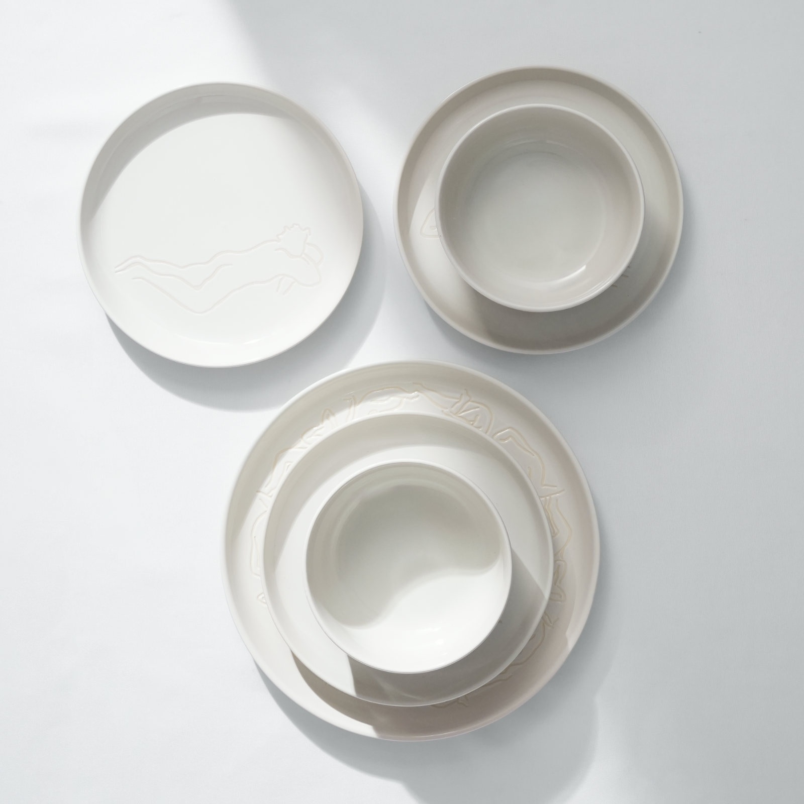DINNER PLATE SET OF 4 - luxe loungers - sand