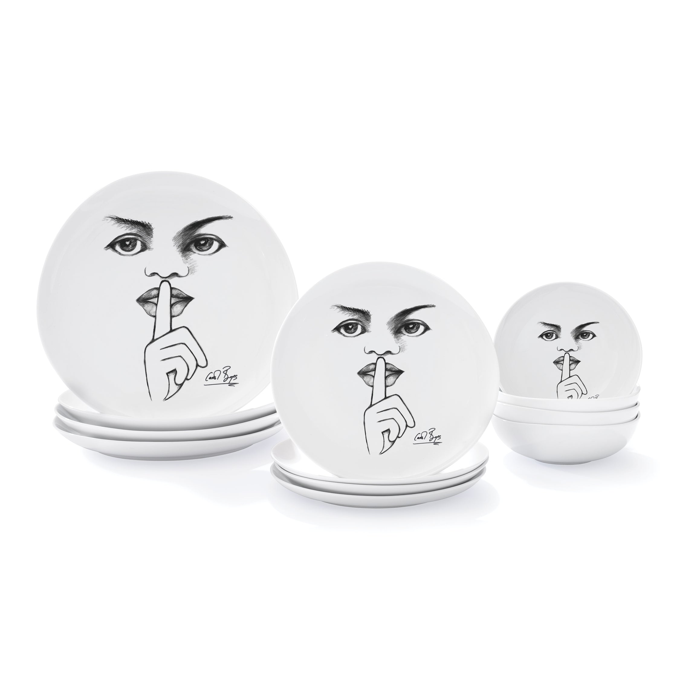 Dinnerware 12Pc Set - It'S A Secret!