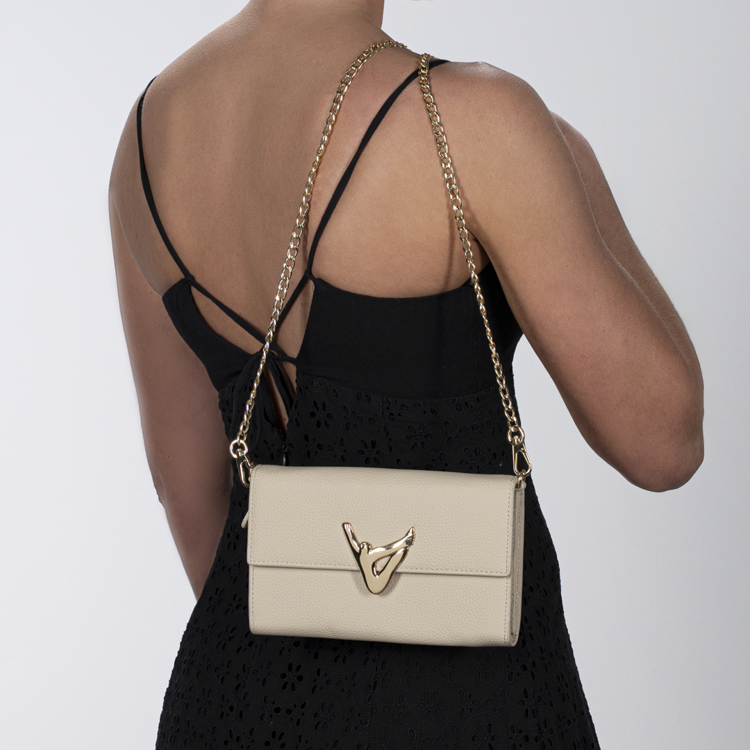 Chain Purse - Toe Touch - cream