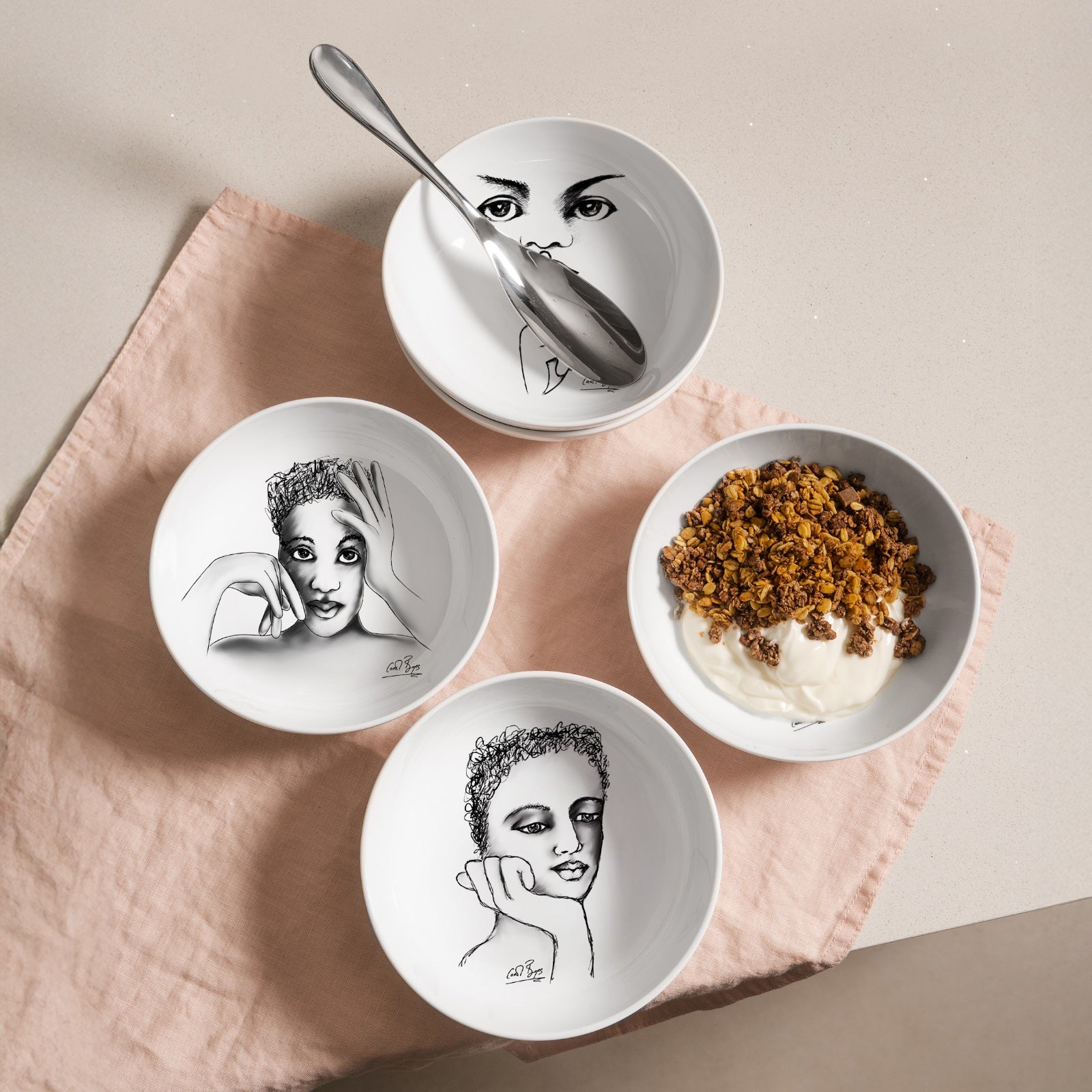 Dinnerware 12Pc Set - Just A Thought