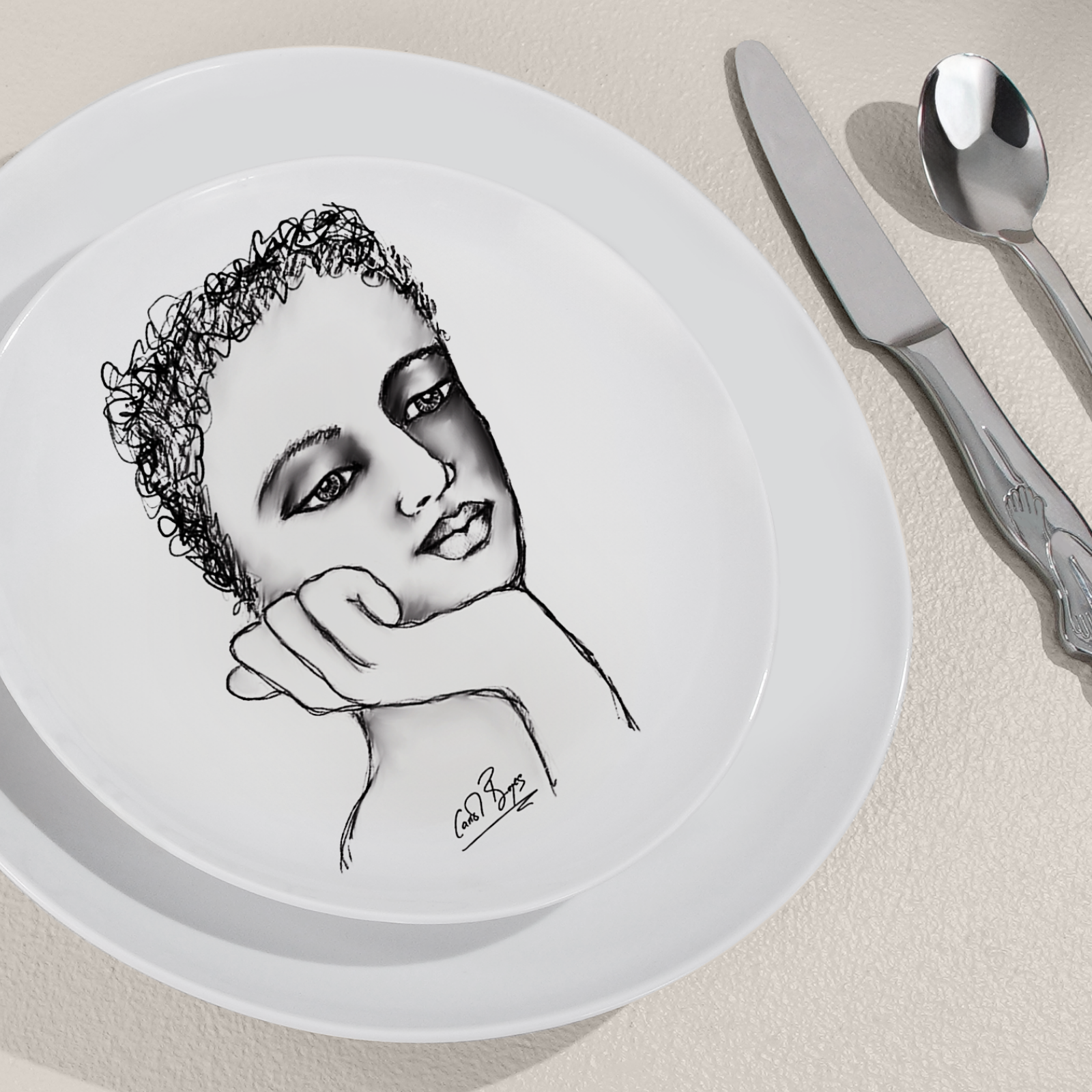 Dinnerware 12Pc Set - Just A Thought