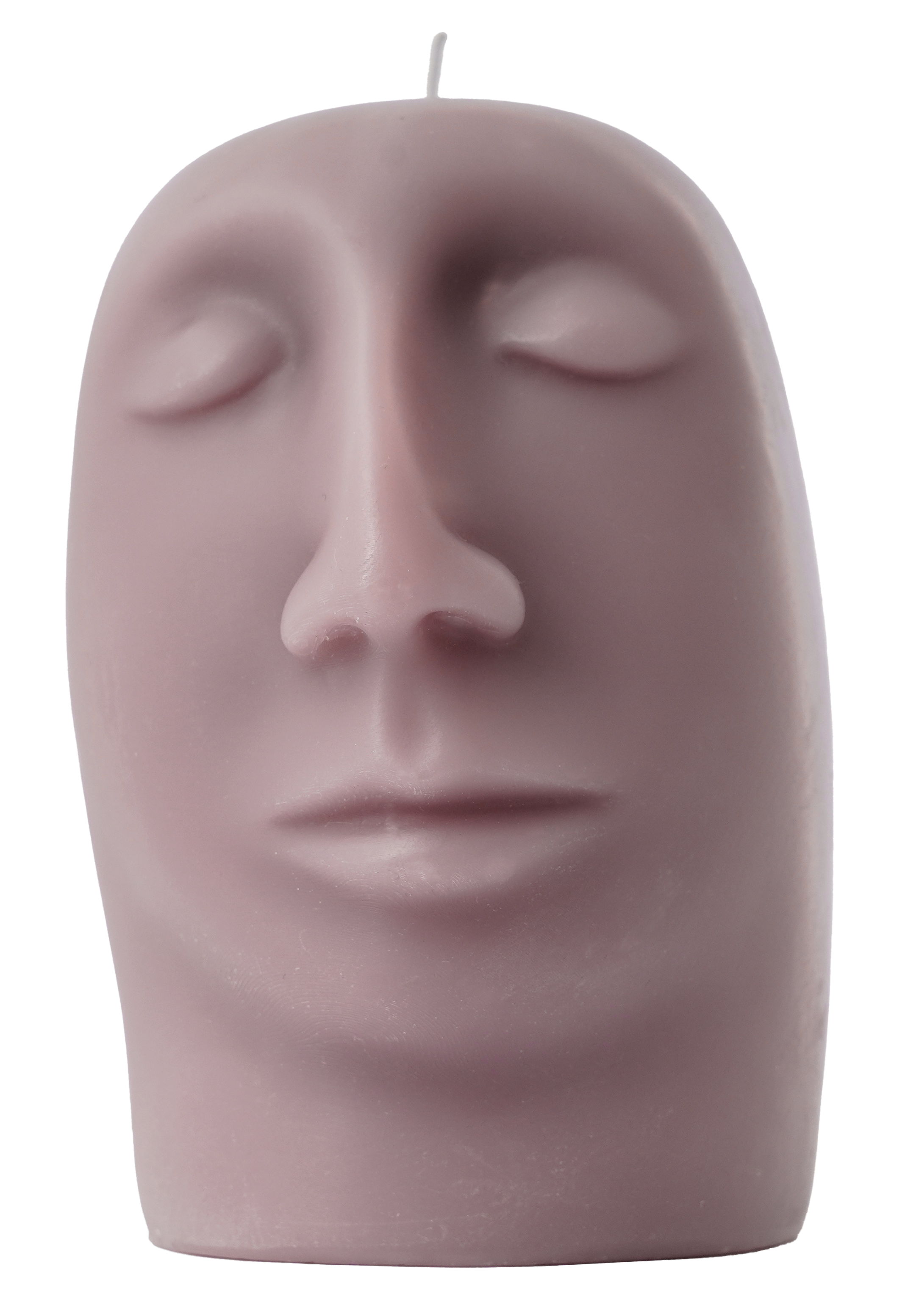 SCULPTURAL CANDLE - gleam - mauve