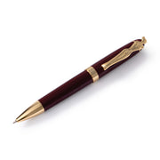 Ballpoint Pen - Woman - Gold - Burgundy