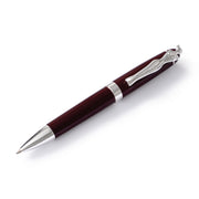 Ballpoint Pen - Woman - Silver - Burgundy