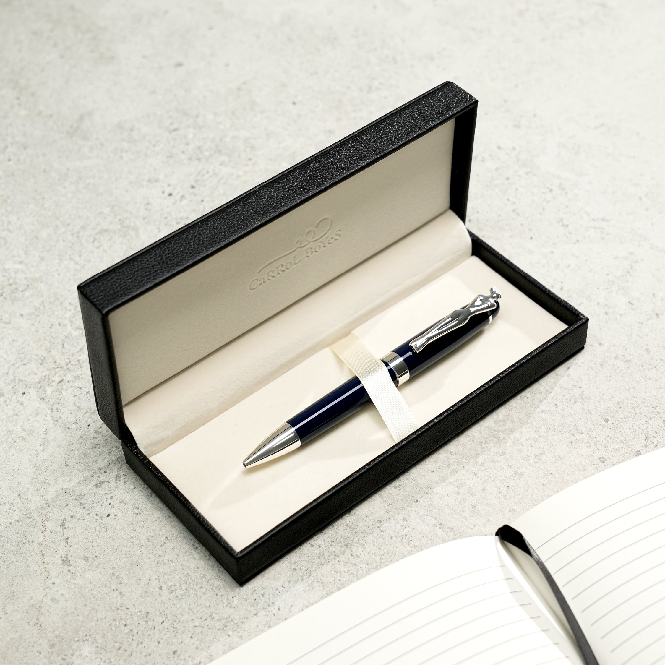 Ballpoint Pen - Woman - Silver - Navy
