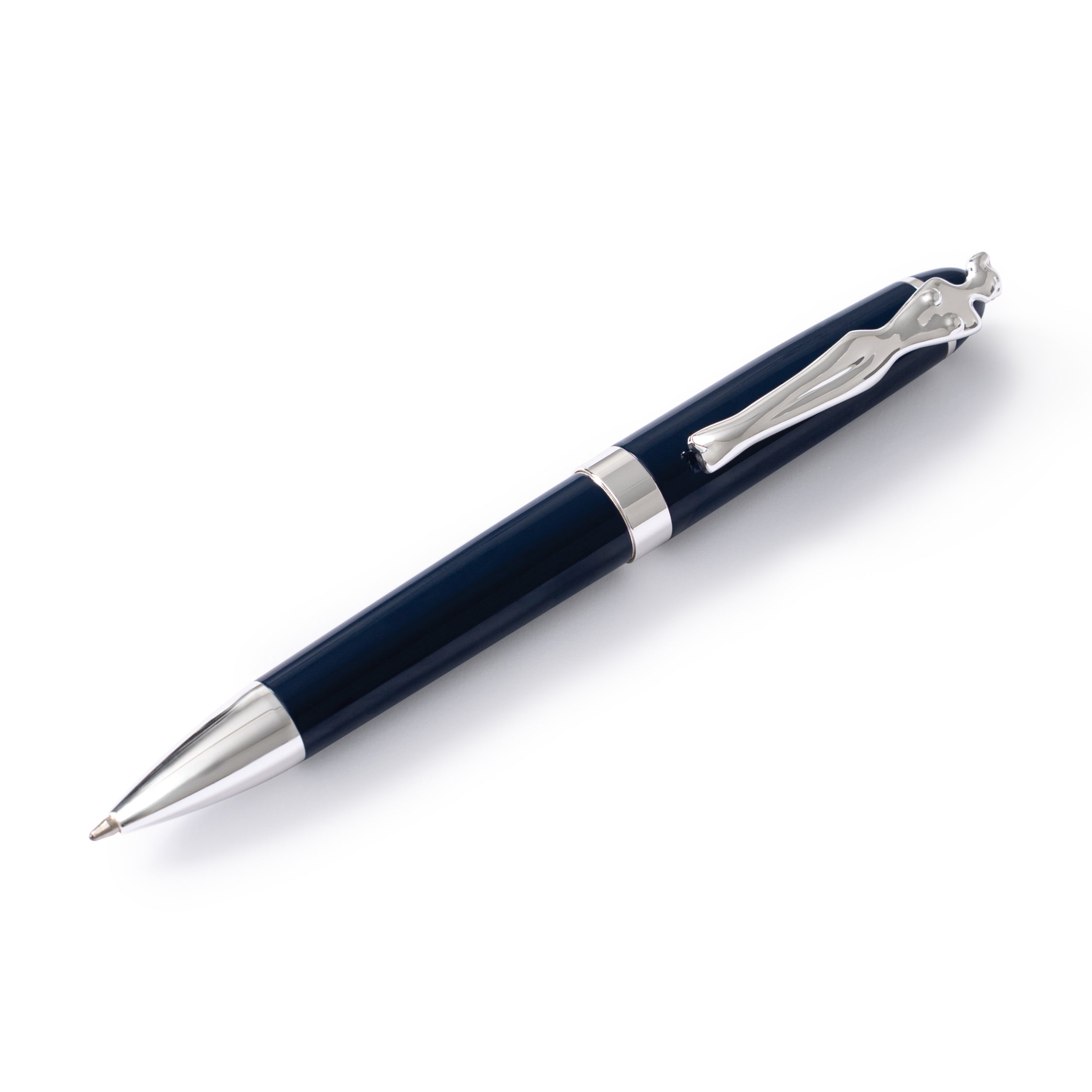 Ballpoint Pen - Woman - Silver - Navy