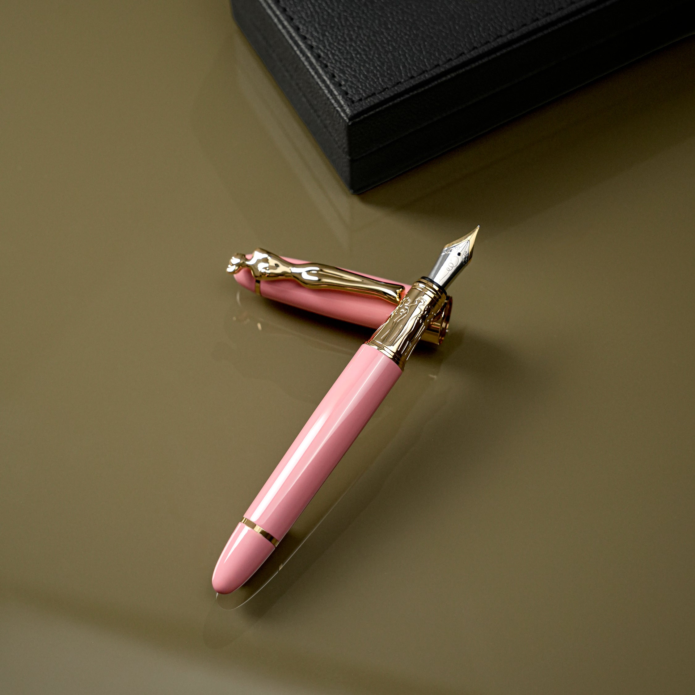 FOUNTAIN PEN - woman - gold - pink