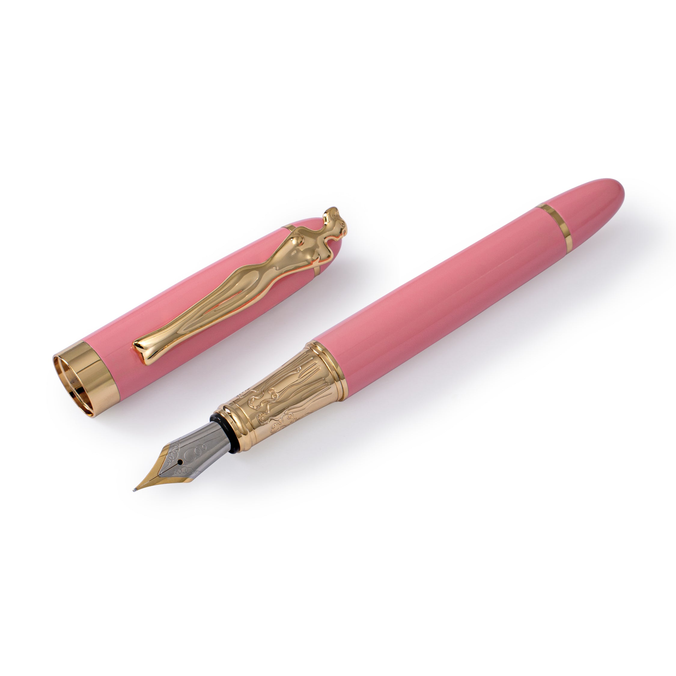 FOUNTAIN PEN - woman - gold - pink