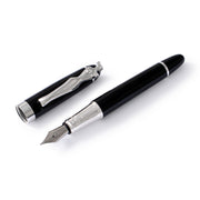 Fountain Pen - Woman - Silver - Black